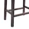 Alaterre Furniture Williston Counter Height Stool, Dark Brown, 2PK ANWL05FDCR2 - alternate 3